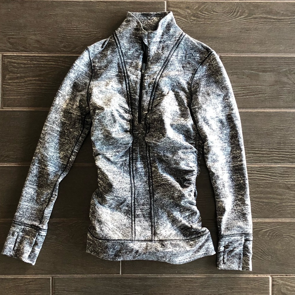 Lululemon Half-zip Black/White Pullover